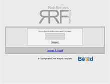 Tablet Screenshot of inlogpagina.robrotgersfotografie.nl